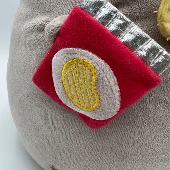 Pusheen Potato Chip Plush Stuffy stuffie 8" gray cat kitty kitten lovey soft squ - Picture 4 of 12